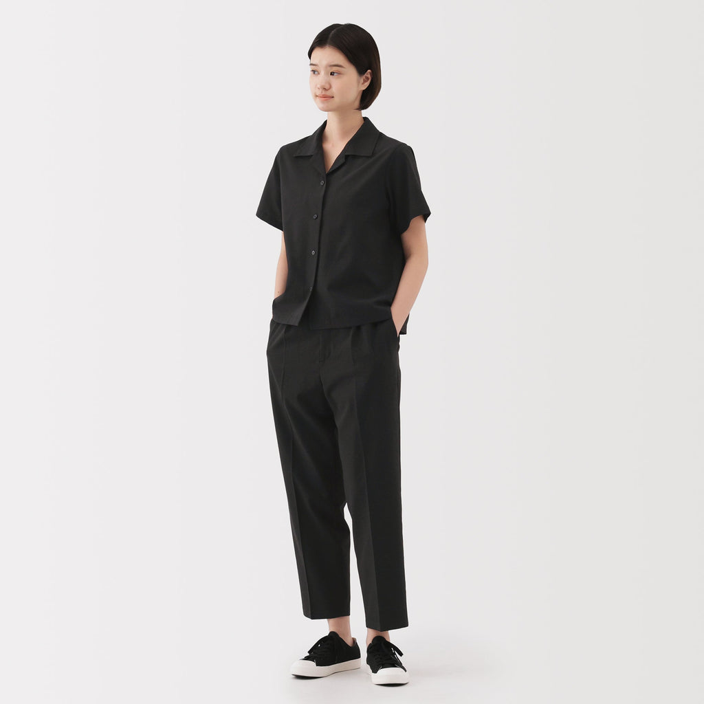 Women's Breathable Seersucker Tapered Pants