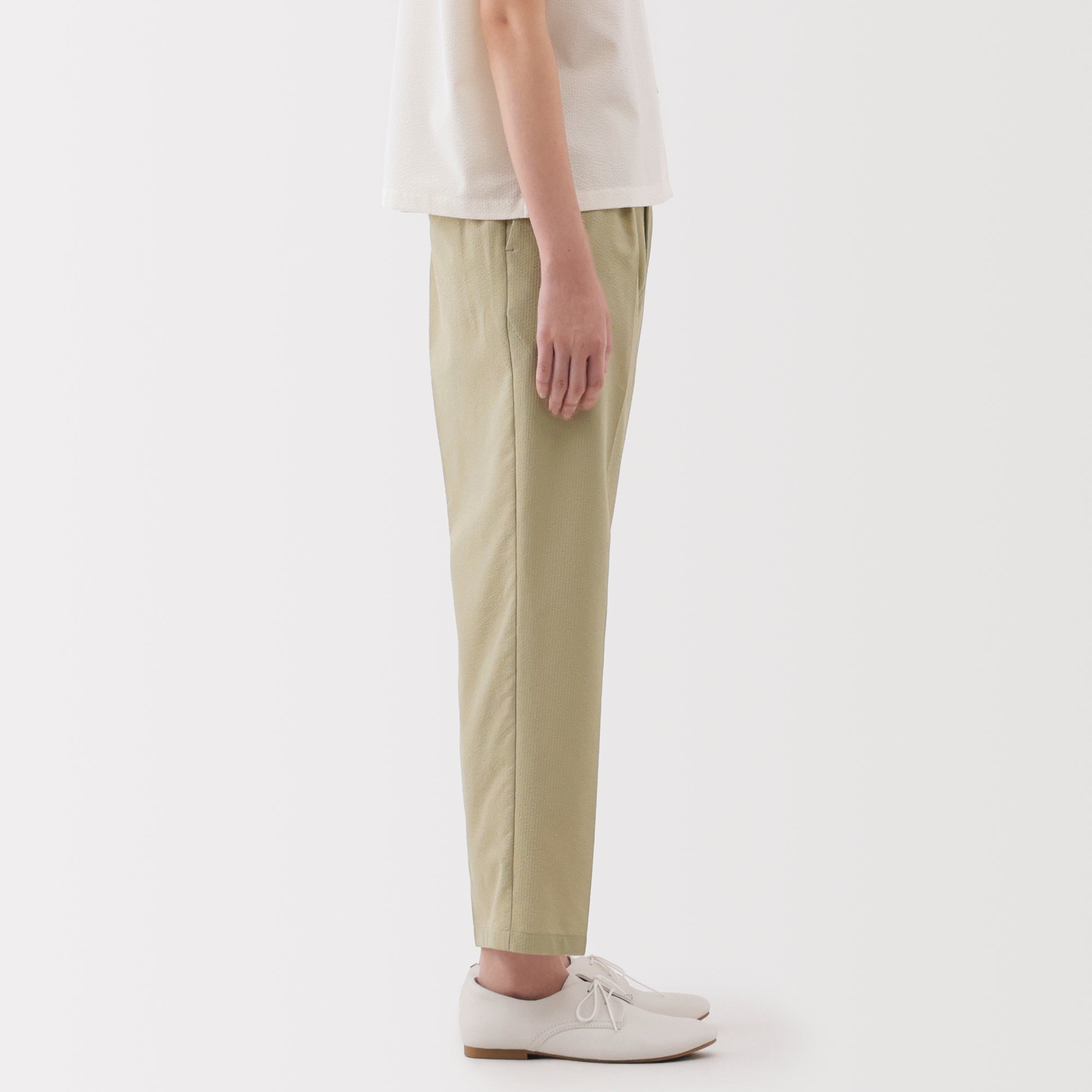 Women's Breathable Seersucker Tapered Pants