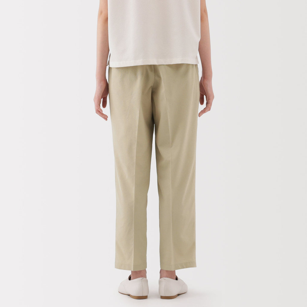 Women's Breathable Seersucker Tapered Pants