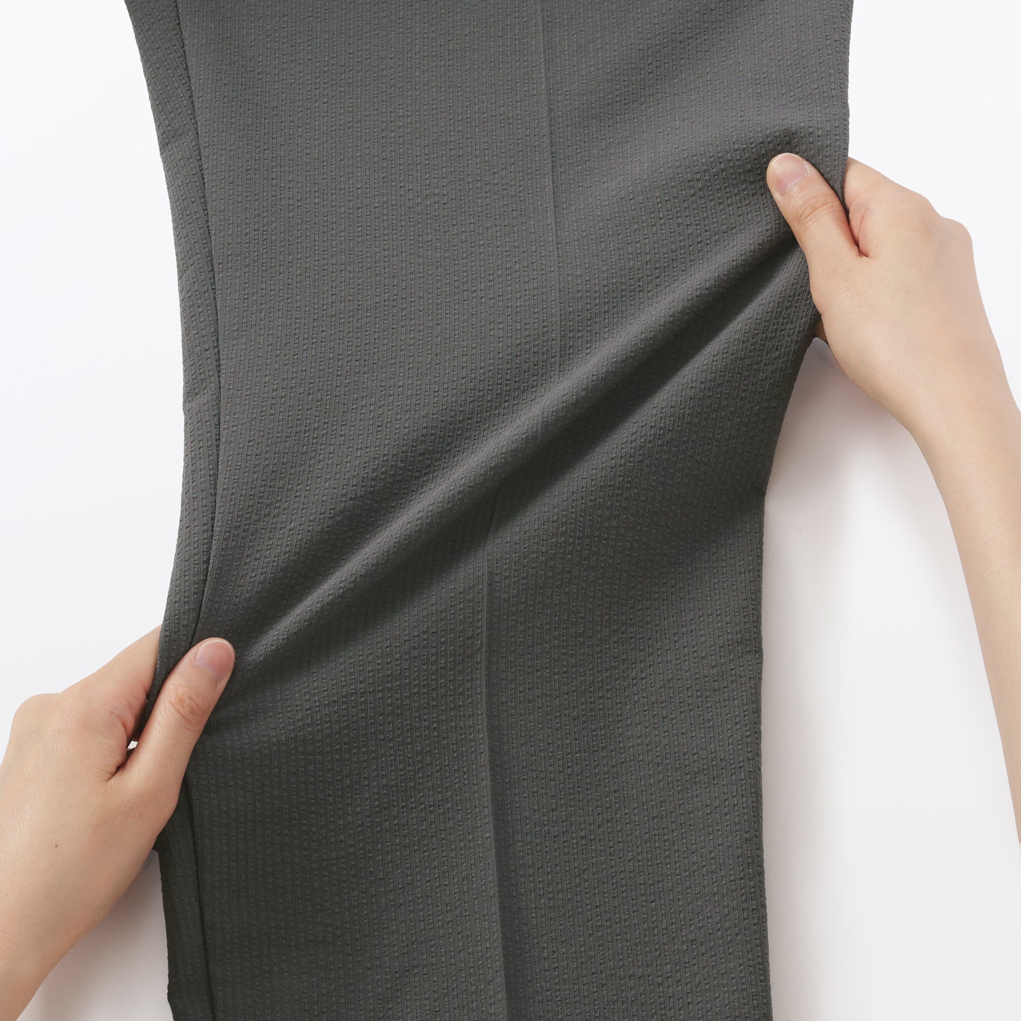 Women's Breathable Seersucker Tapered Pants
