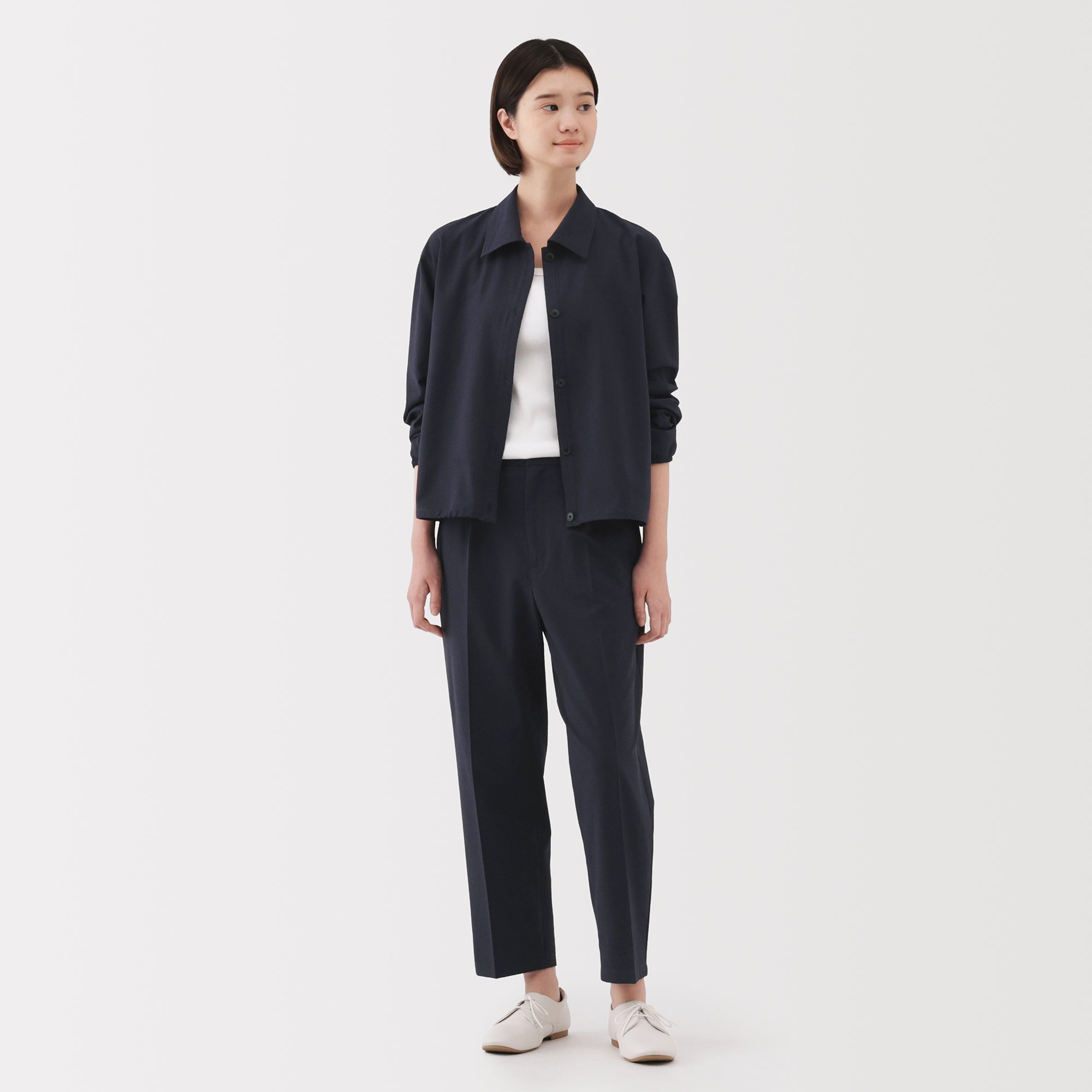 Women's Breathable Seersucker Tapered Pants