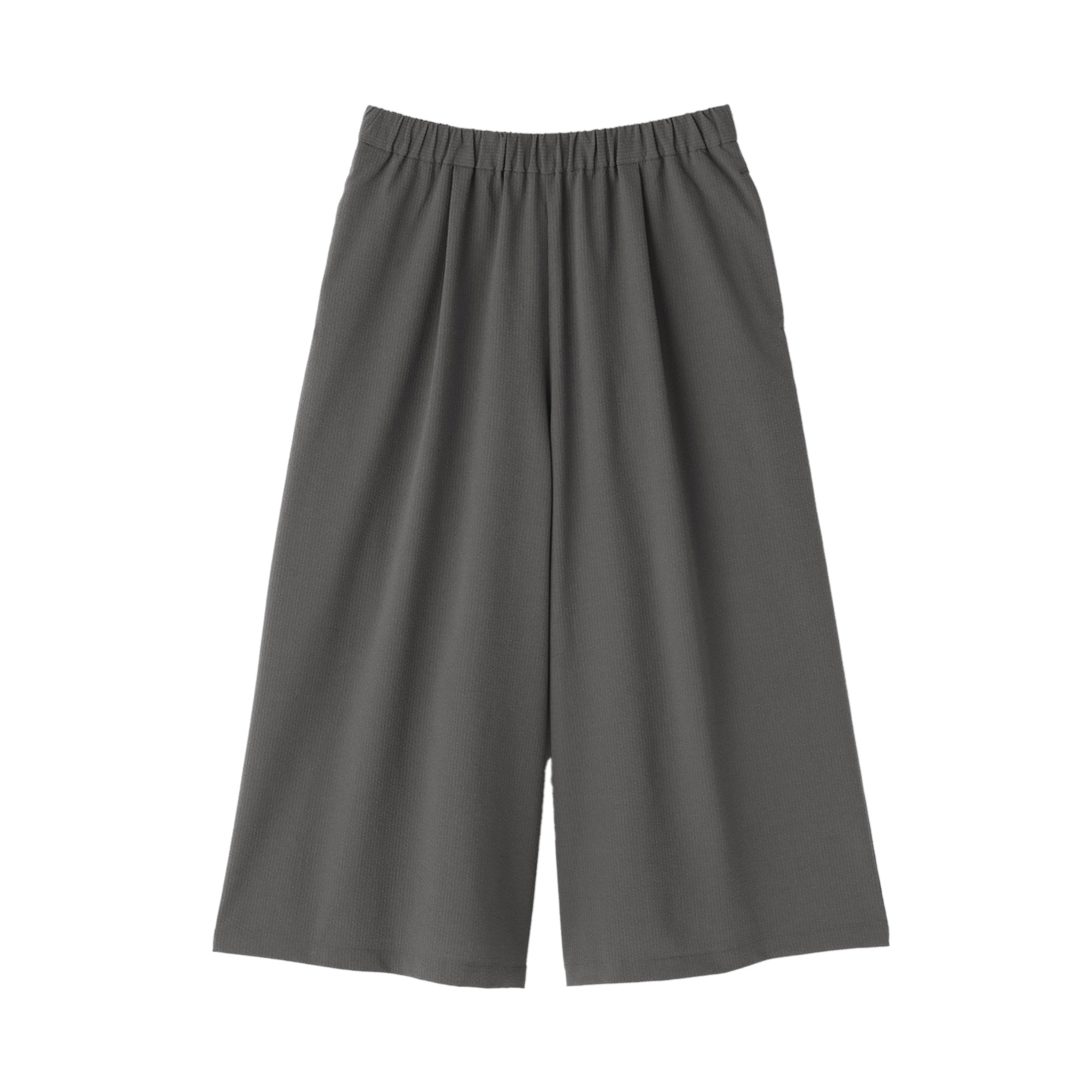 Women's Breathable Seersucker Easy Cropped Pants