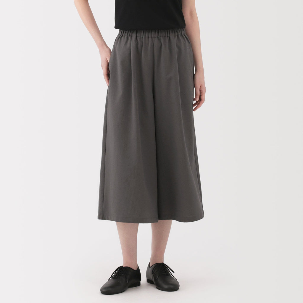 Women's Breathable Seersucker Easy Cropped Pants