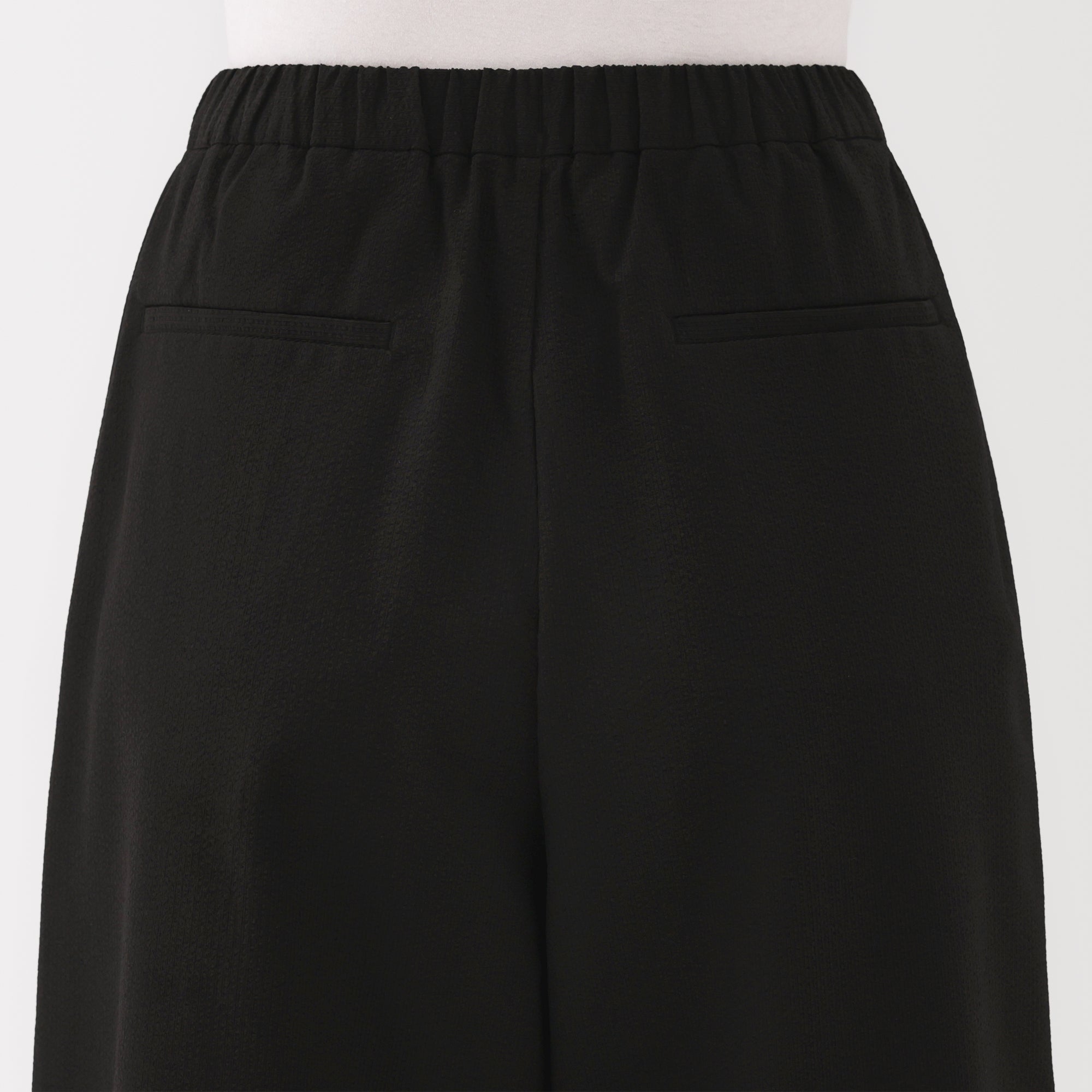 Women's Breathable Seersucker Easy Cropped Pants