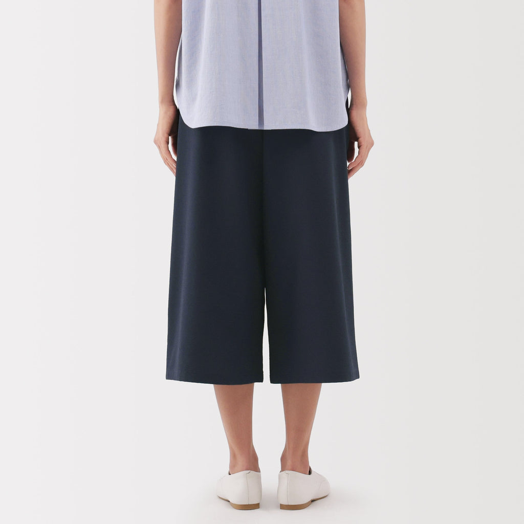 Women's Breathable Seersucker Easy Cropped Pants