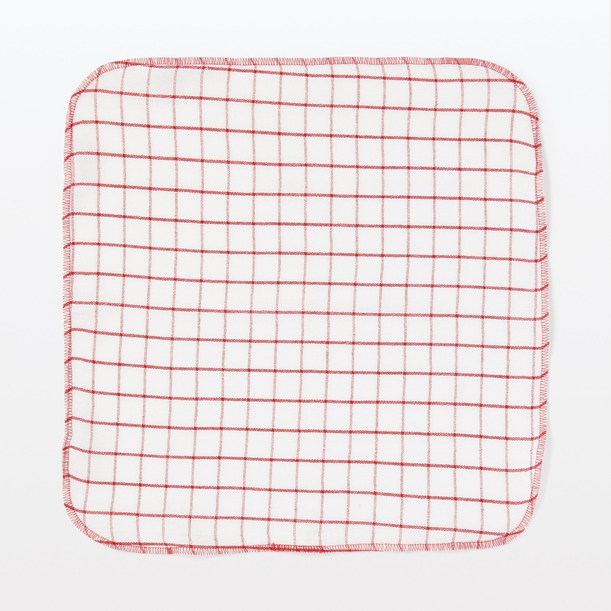 Indian Cotton Kitchen Cloths - Red 6 Pack