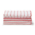 Indian Cotton Kitchen Cloths - Red 6 Pack