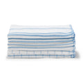 Indian Cotton Kitchen Cloths - Blue 6 Pack