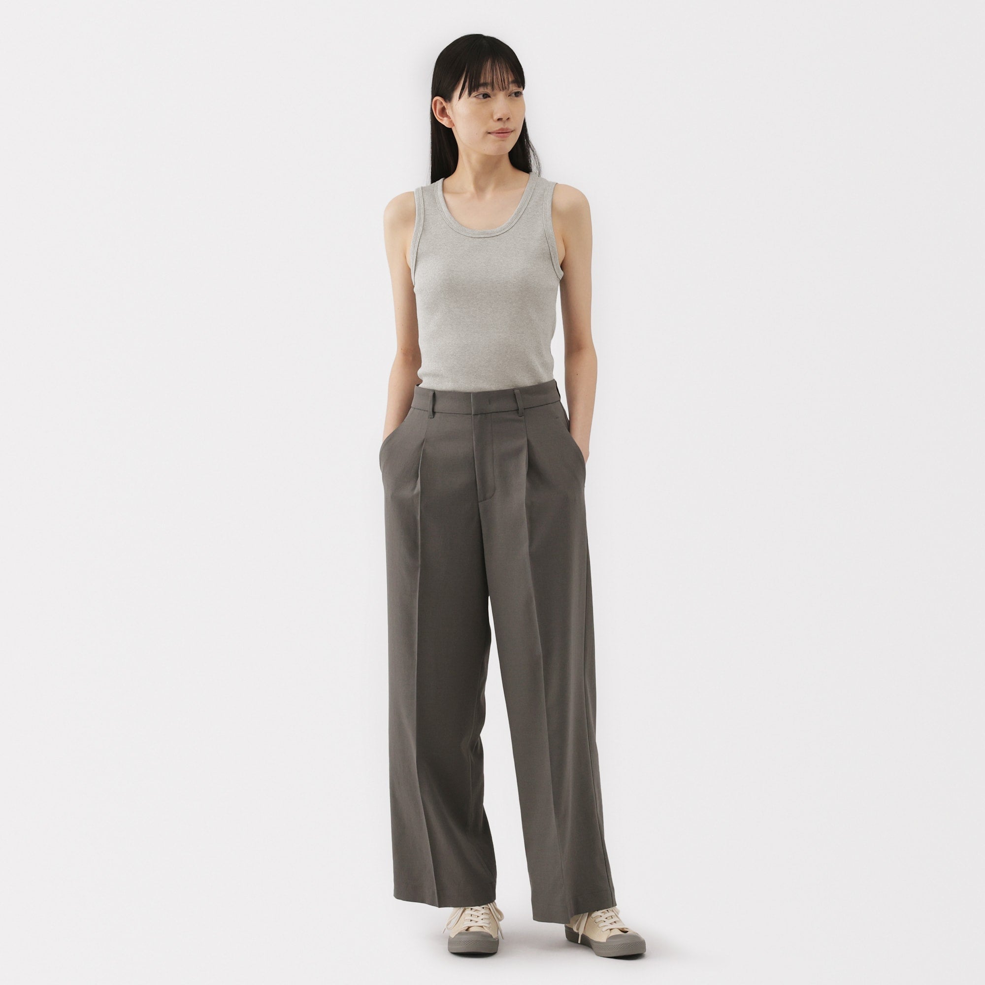 Women's Stretch Ribbed Tank Top