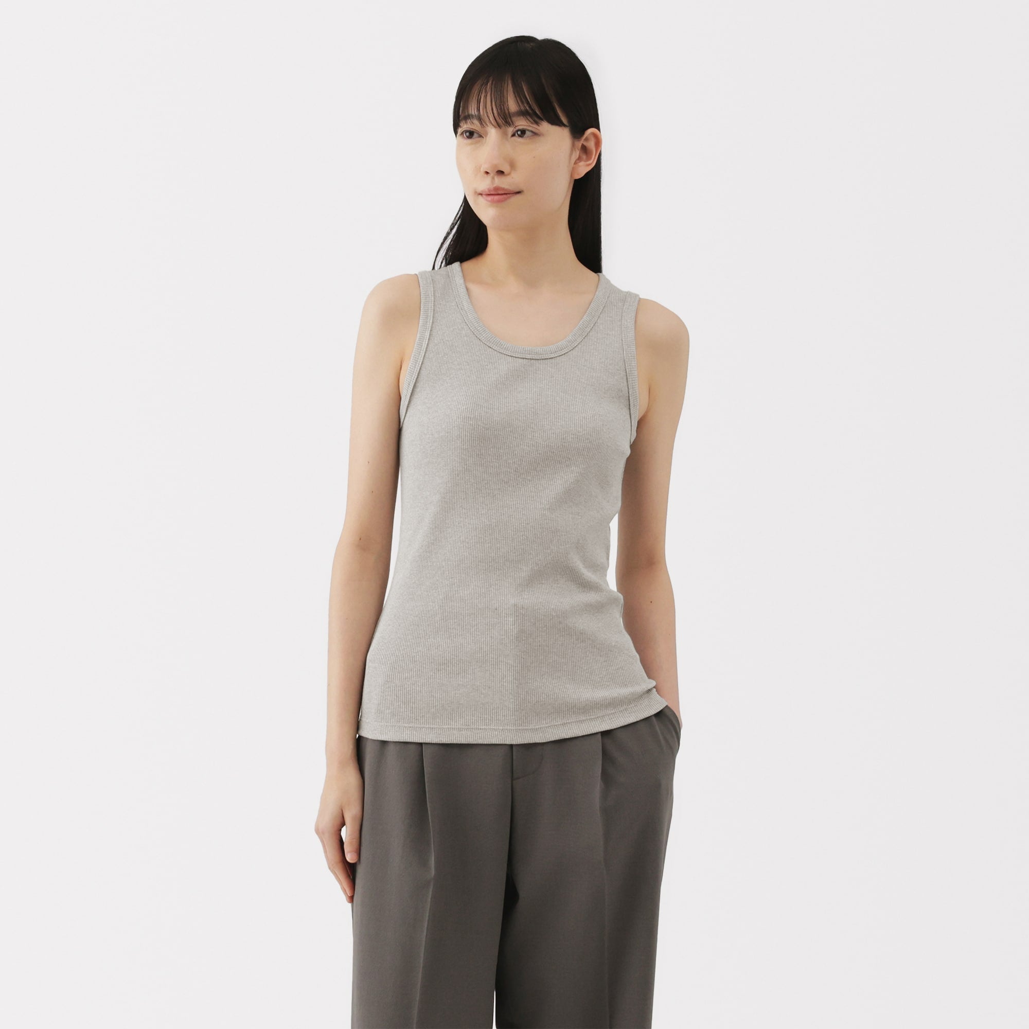 Women's Stretch Ribbed Tank Top