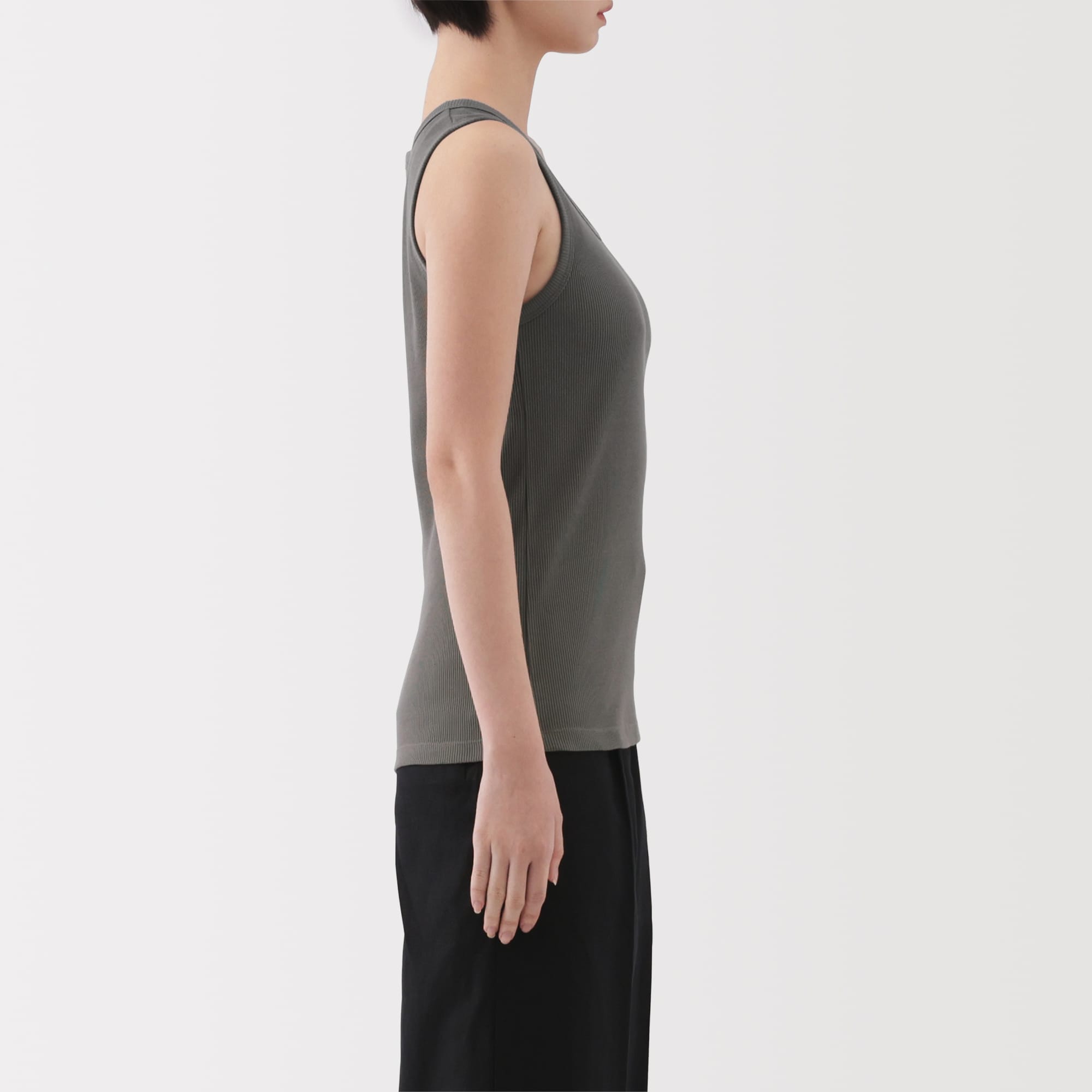 Women's Stretch Ribbed Tank Top