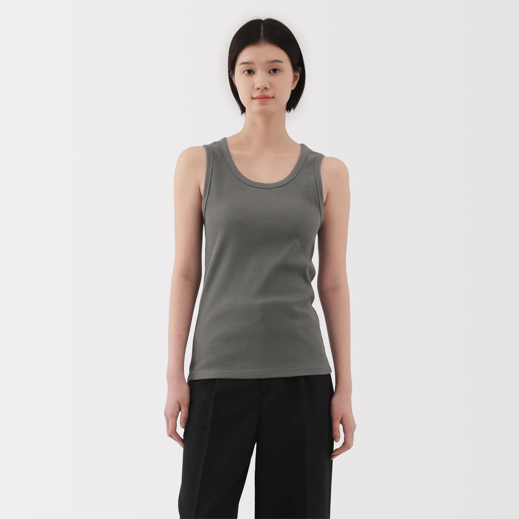 Women's Stretch Ribbed Tank Top