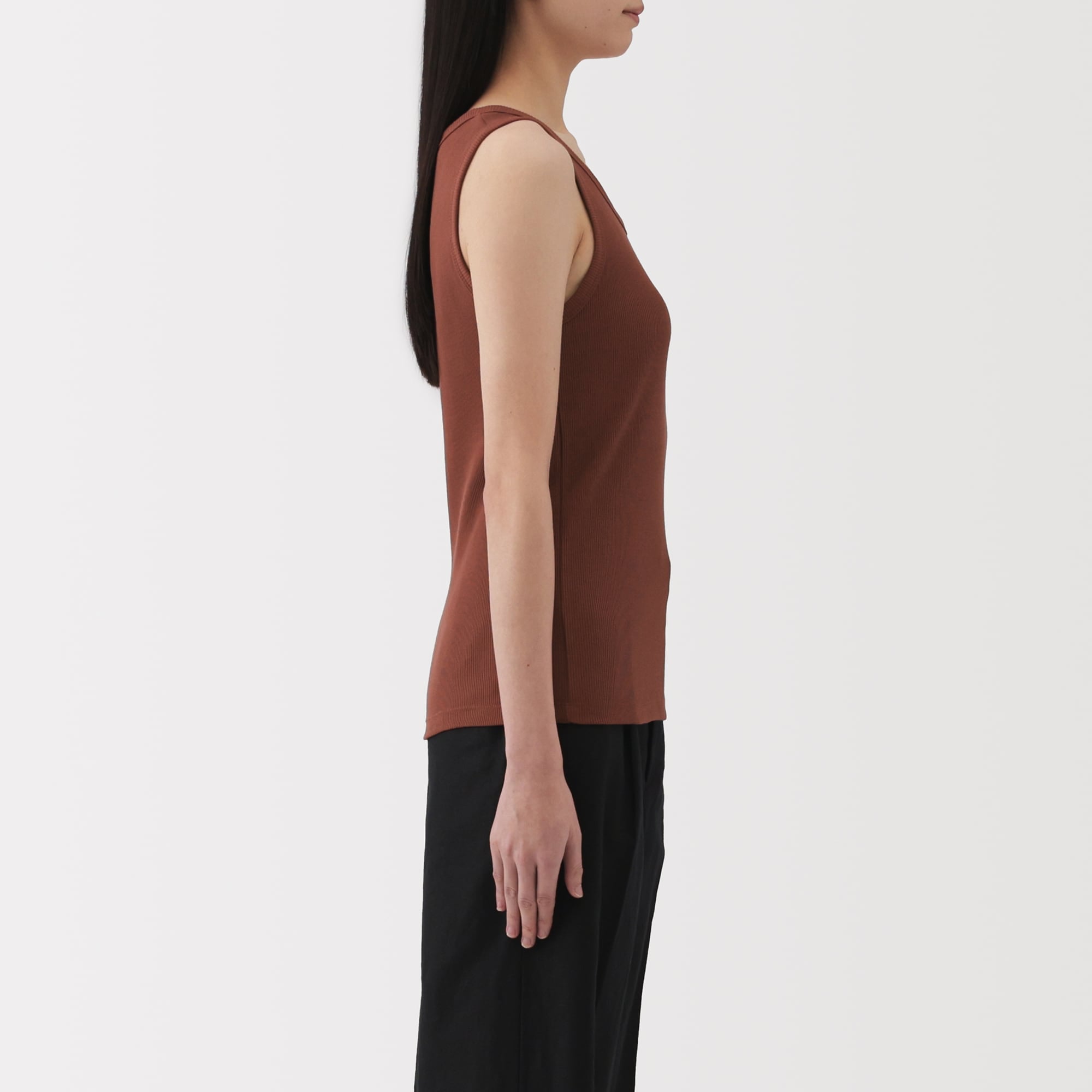 Women's Stretch Ribbed Tank Top