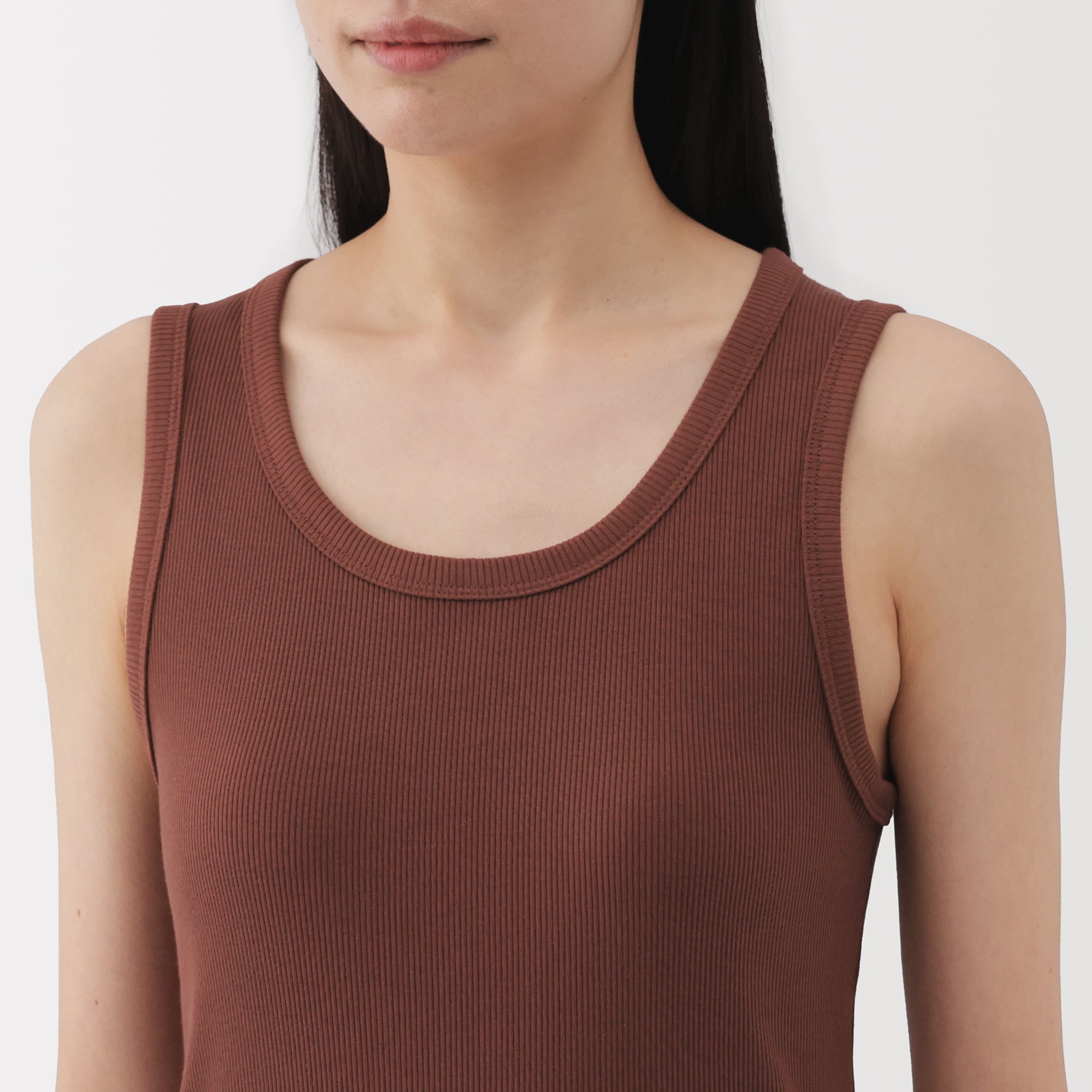 Women's Stretch Ribbed Tank Top