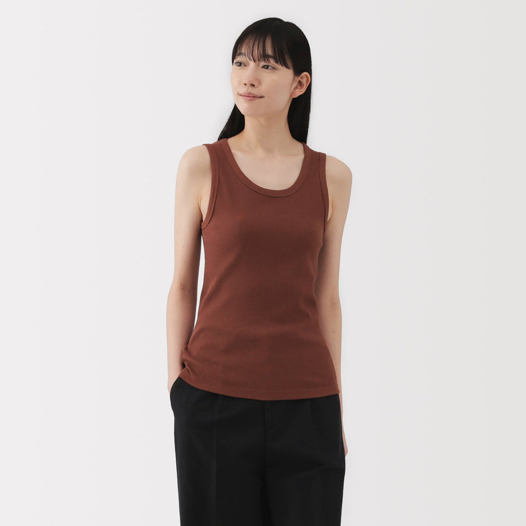 Women's Stretch Ribbed Tank Top