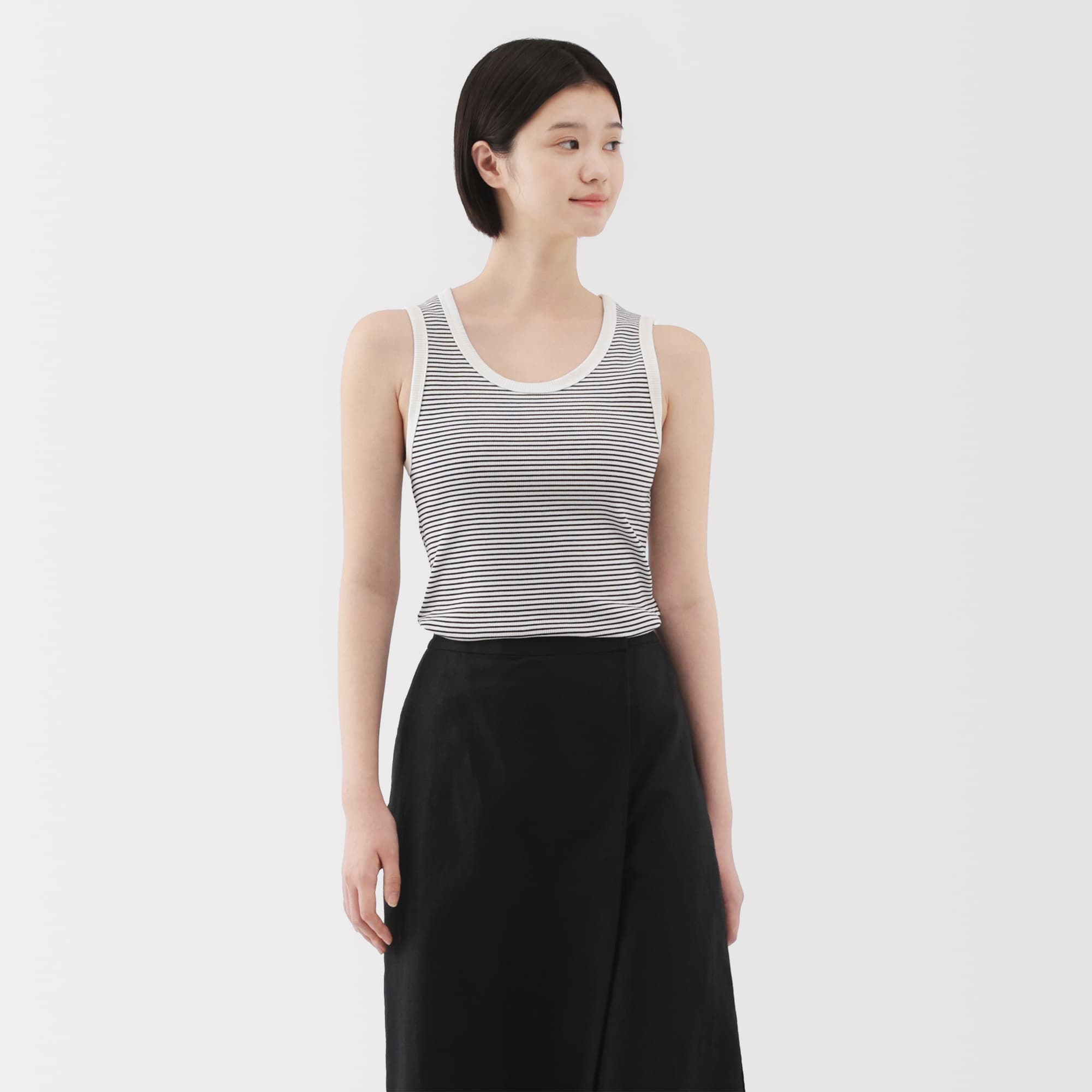 Women's Stretch Ribbed Tank Top