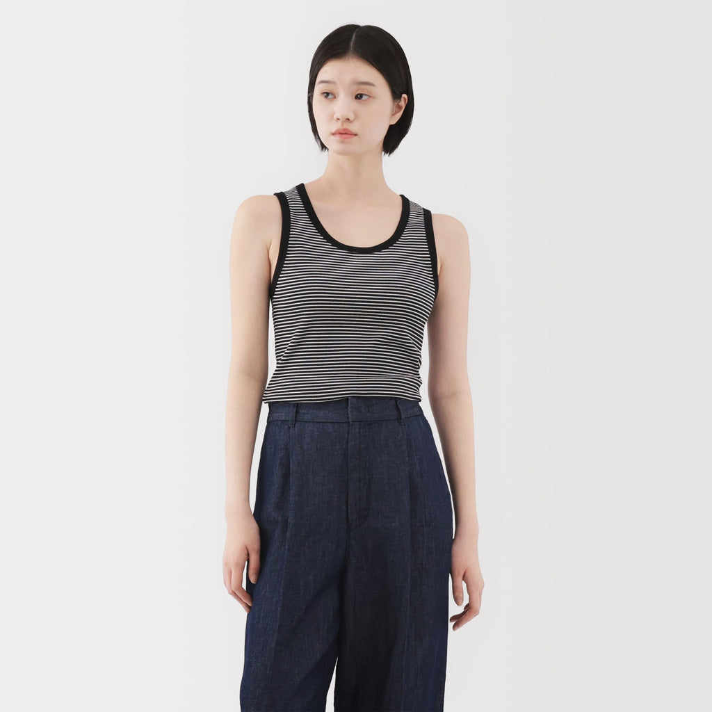 Women's Stretch Ribbed Tank Top