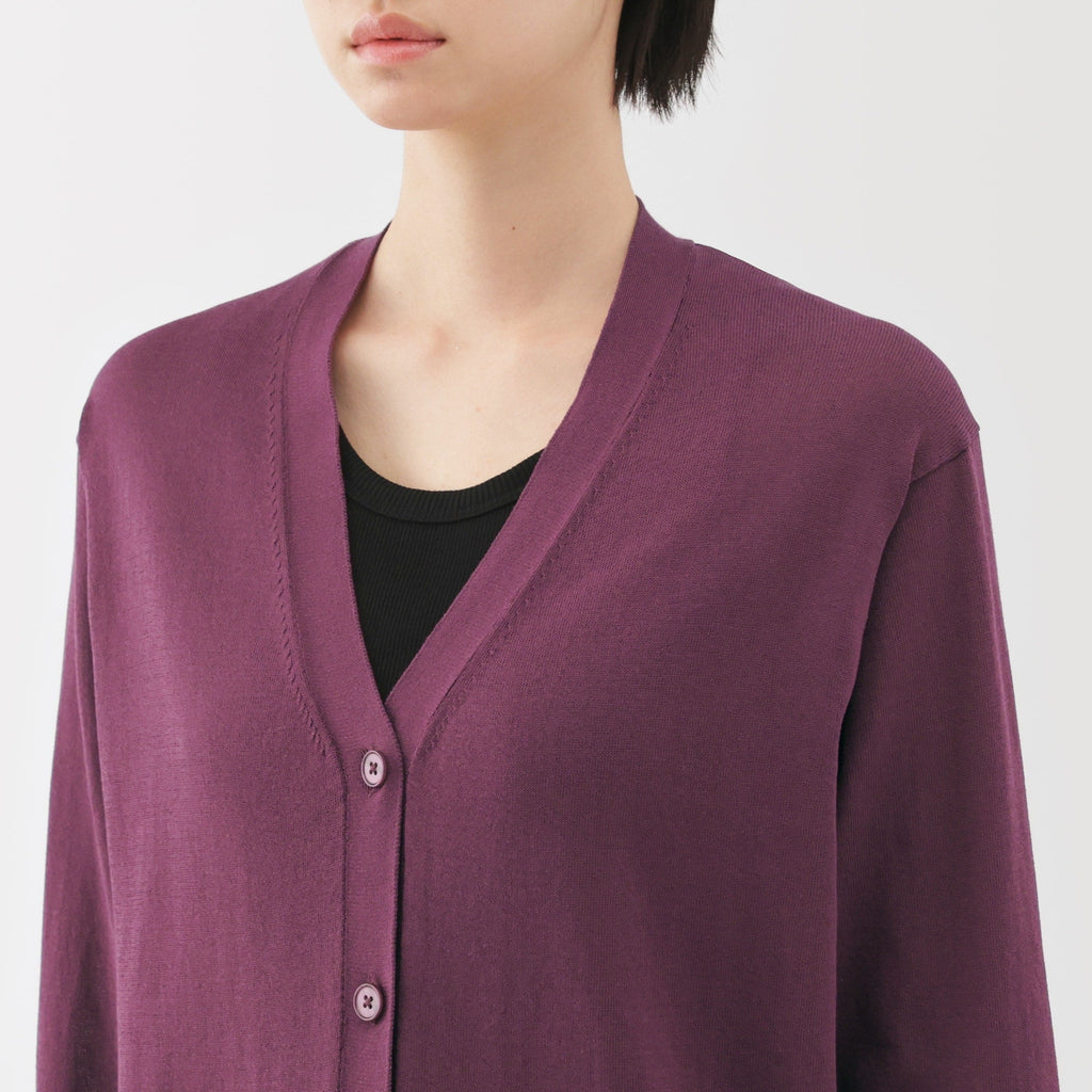 Women's Light Knit V-Neck Cardigan