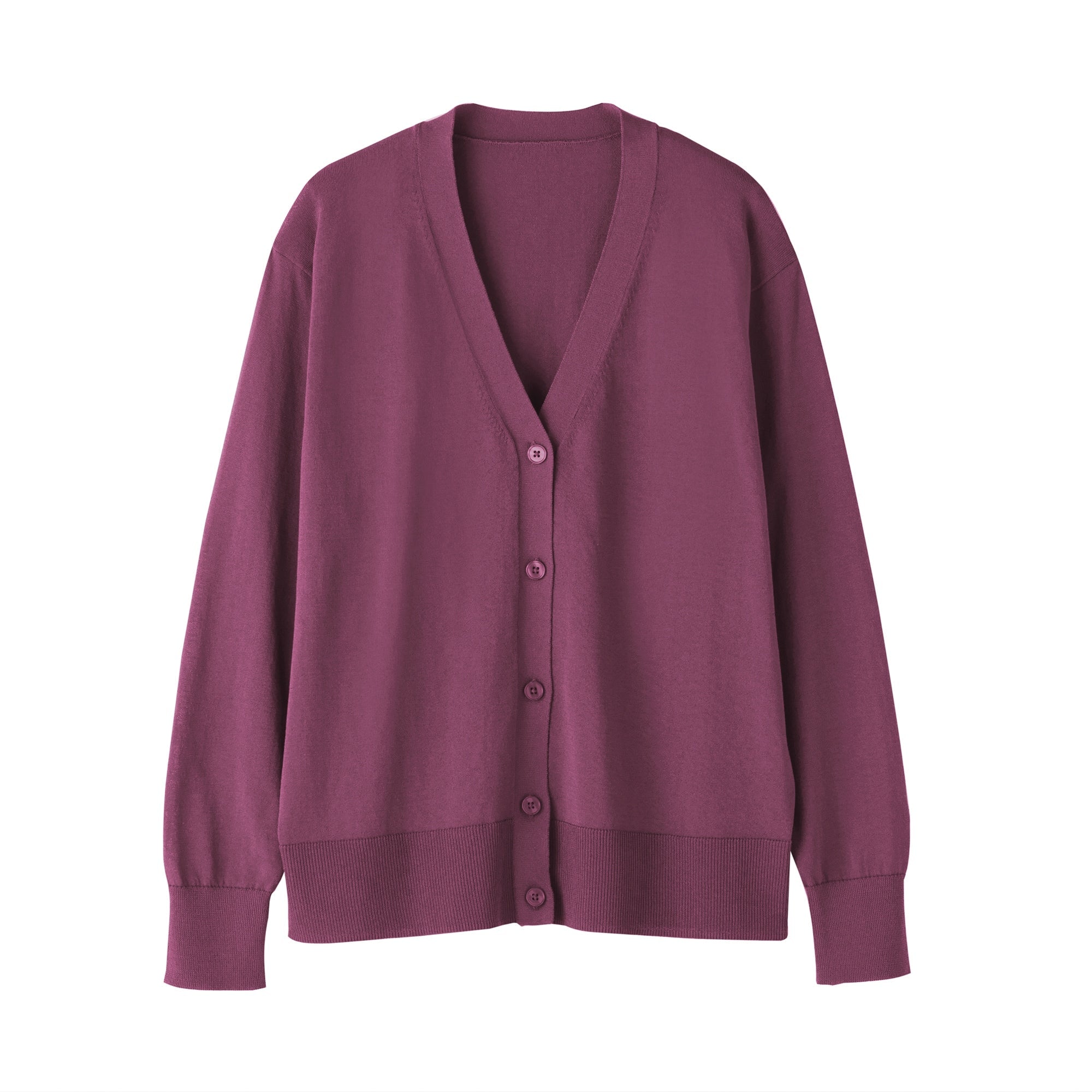 Women's Light Knit V-Neck Cardigan