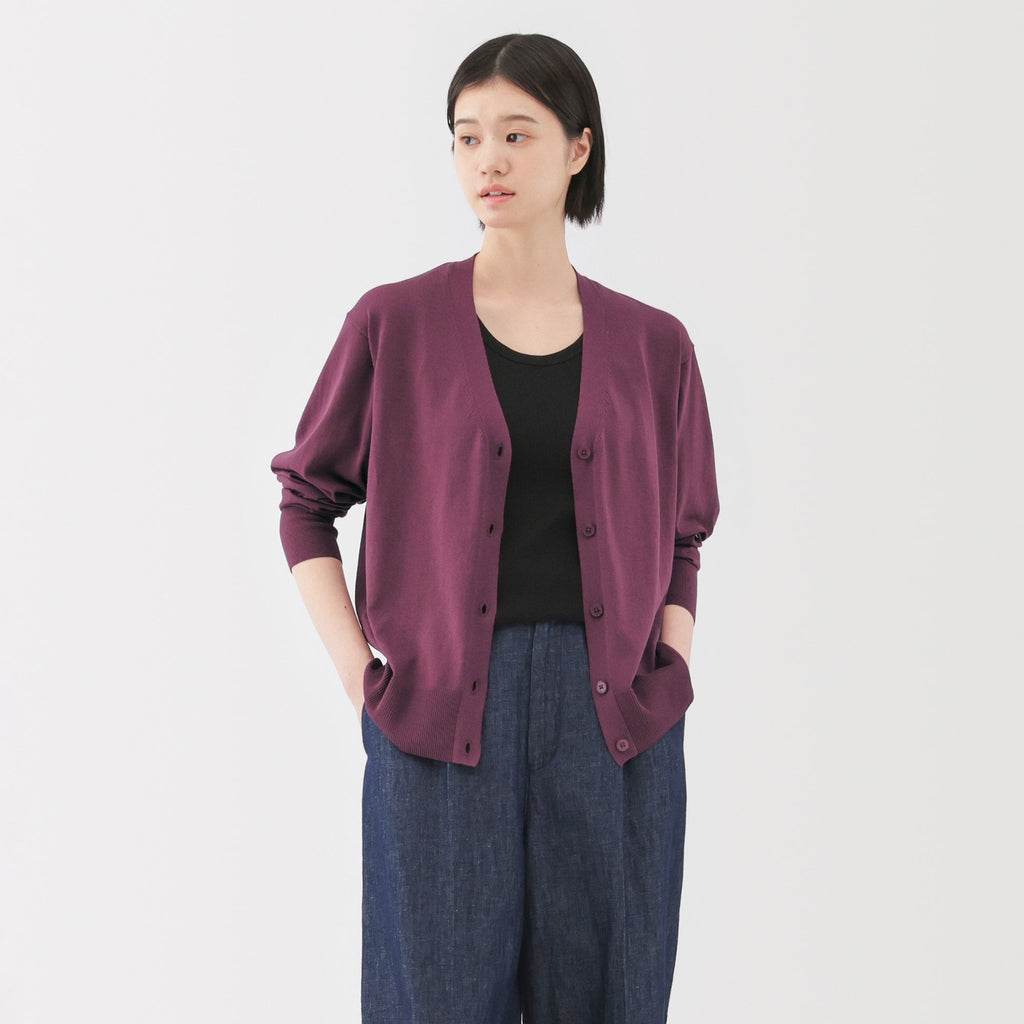 Women's Light Knit V-Neck Cardigan
