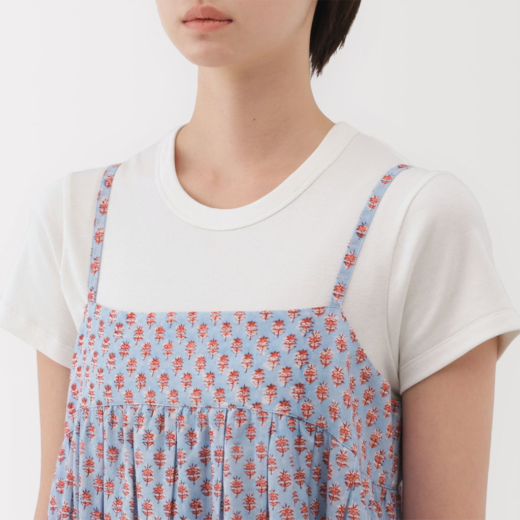 Women's Block Print Camisole Dress