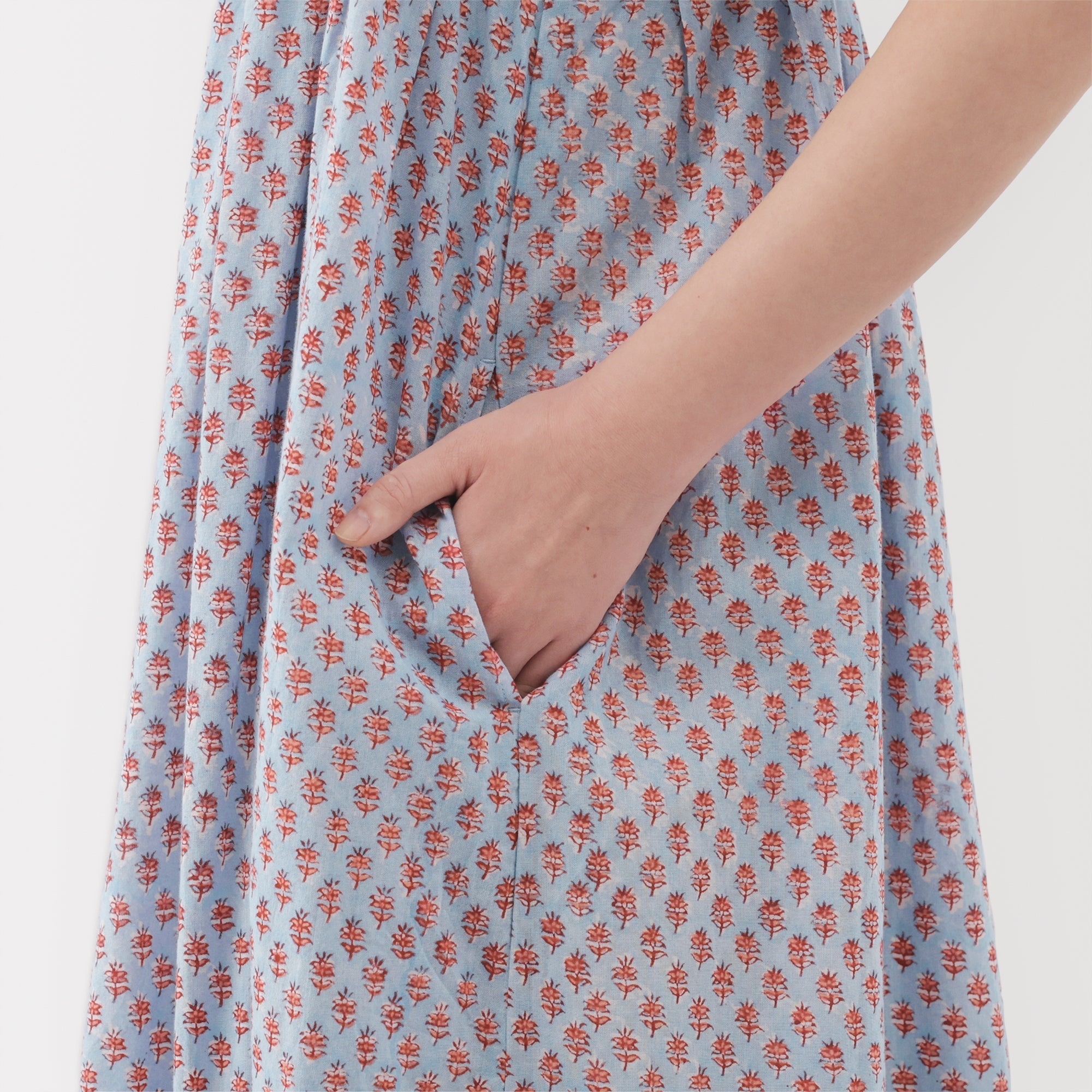Women's Block Print Camisole Dress