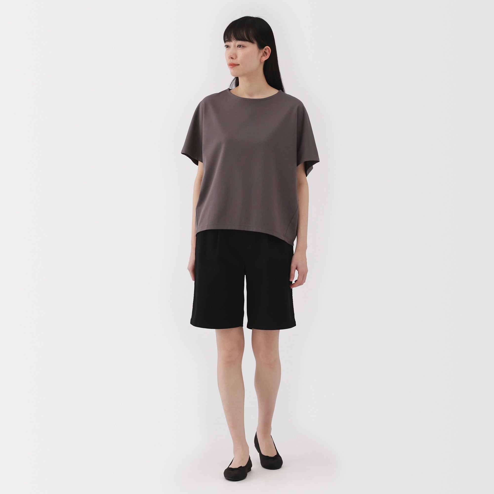 Women's Slub Yarn Chino Darted Shorts