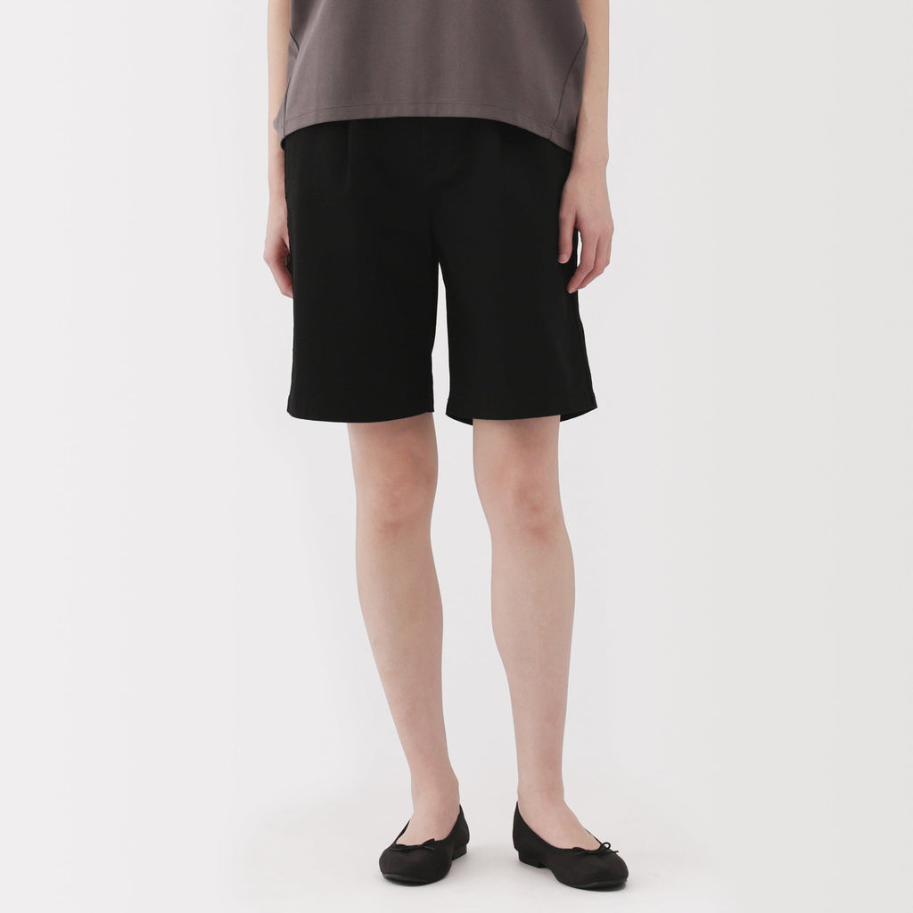 Women's Slub Yarn Chino Darted Shorts