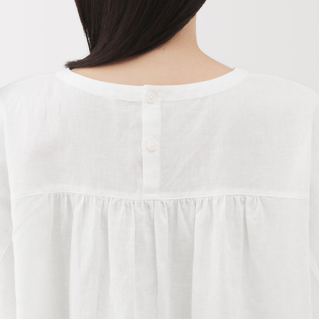 Women's Hemp Cotton Short Sleeve Blouse