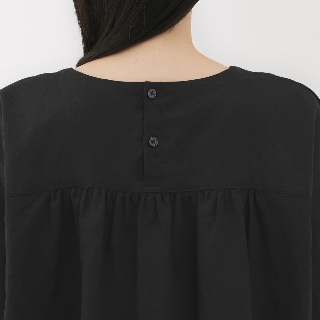 Women's Hemp Cotton Short Sleeve Blouse