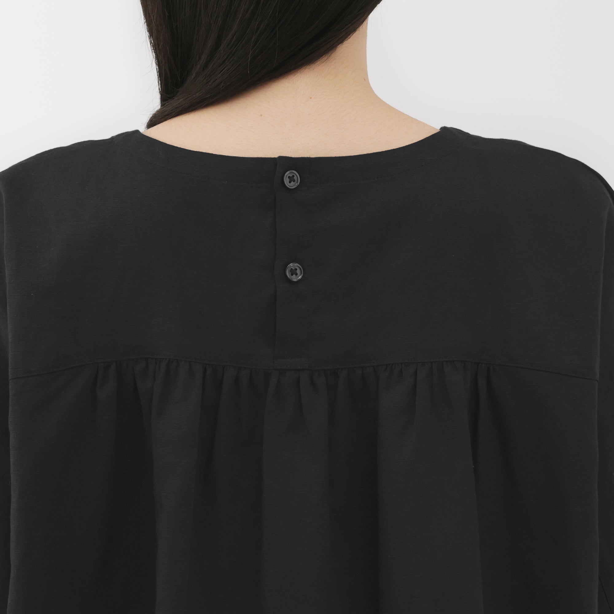 Women's Hemp Cotton Short Sleeve Blouse