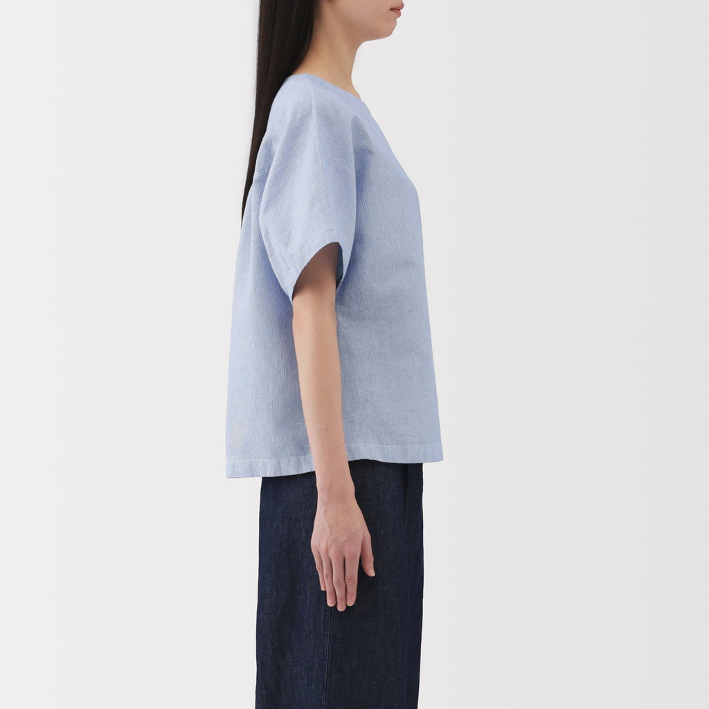 Women's Hemp Cotton Short Sleeve Blouse