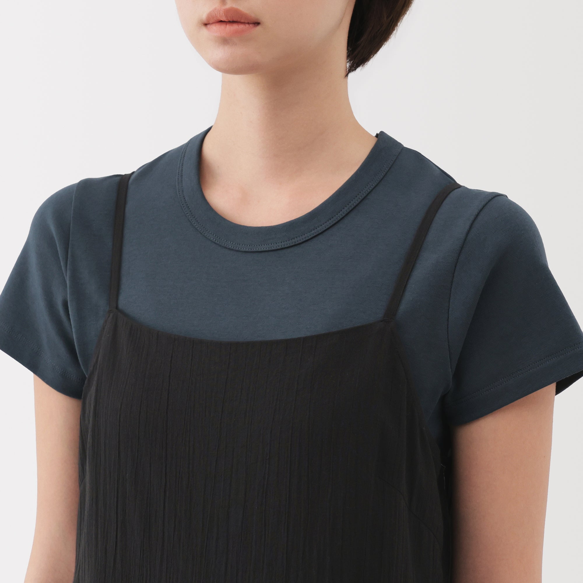 Women's High Twist Veil Camisole Dress