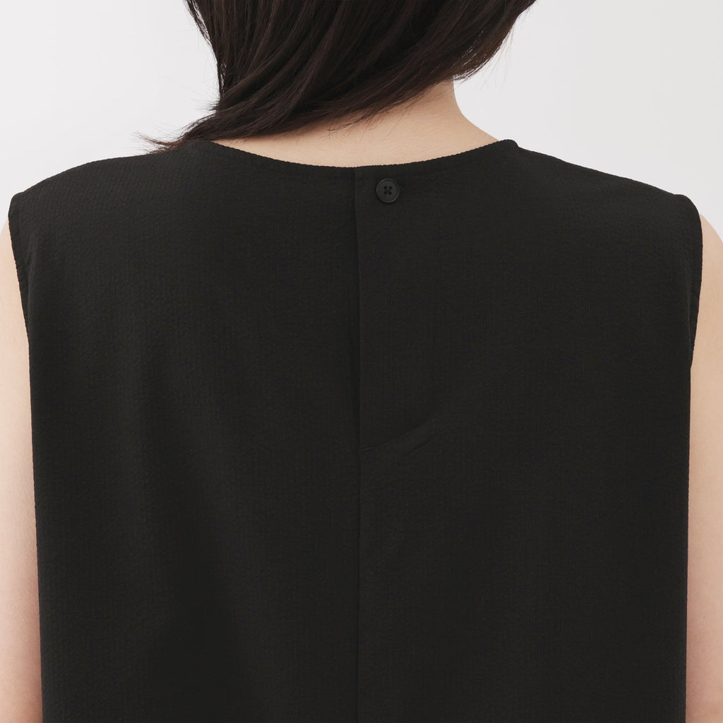 Women's Breathable Seersucker Sleeveless Dress