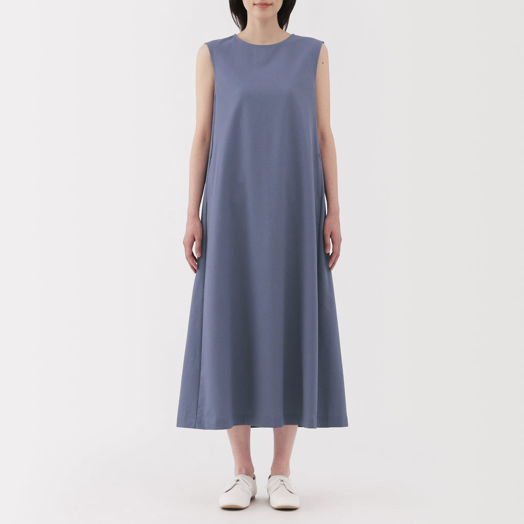 Women's Breathable Seersucker Sleeveless Dress