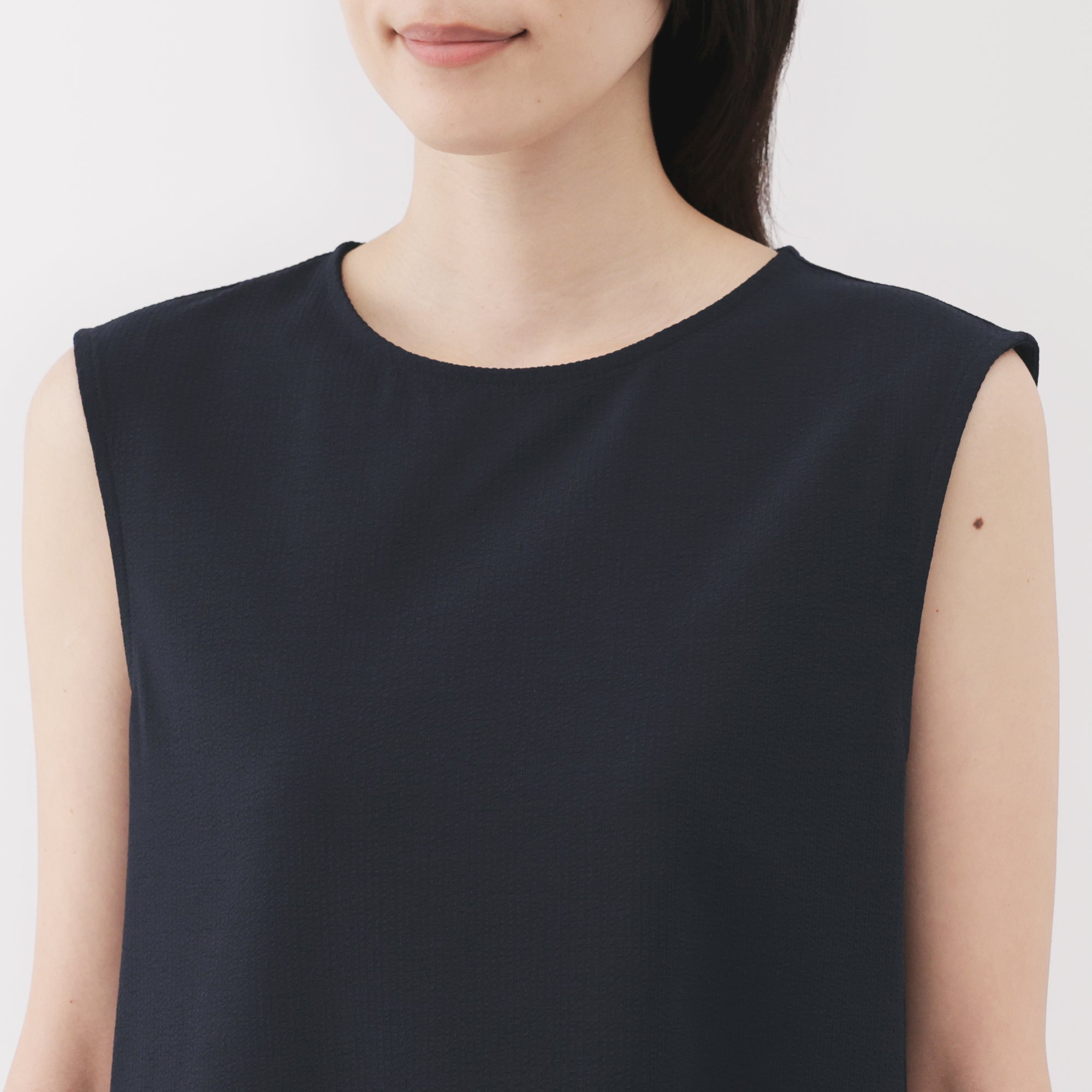 Women's Breathable Seersucker Sleeveless Dress