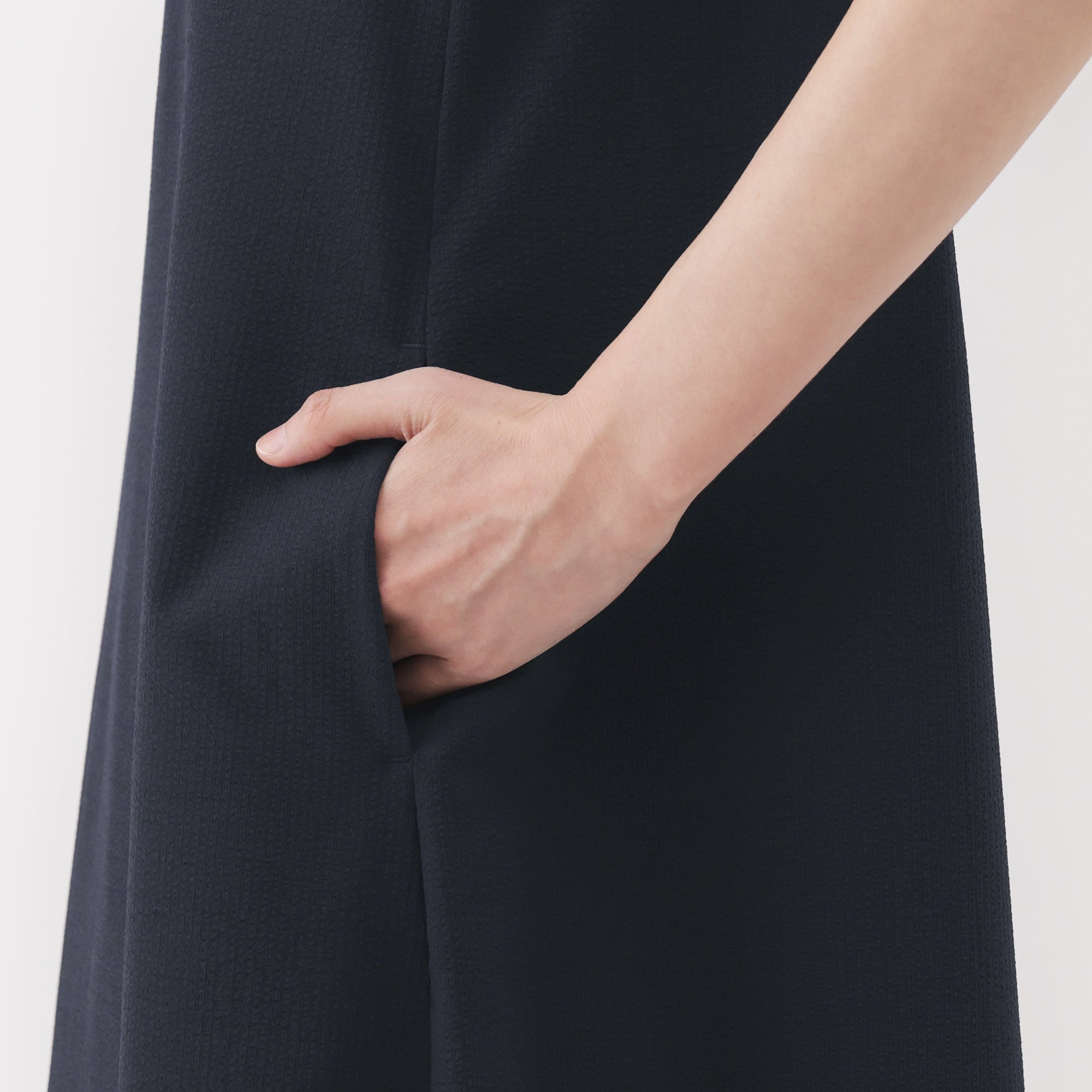 Women's Breathable Seersucker Sleeveless Dress