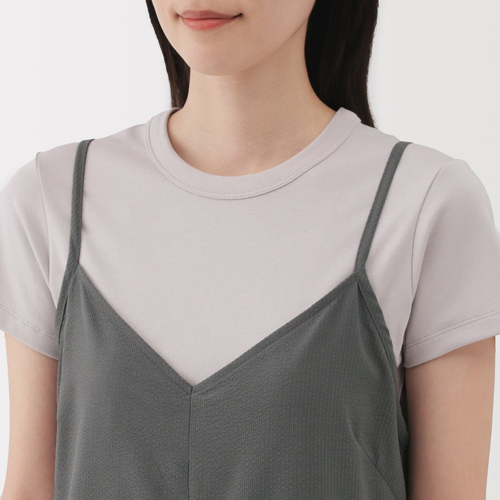 Women's Breathable Seersucker Overalls
