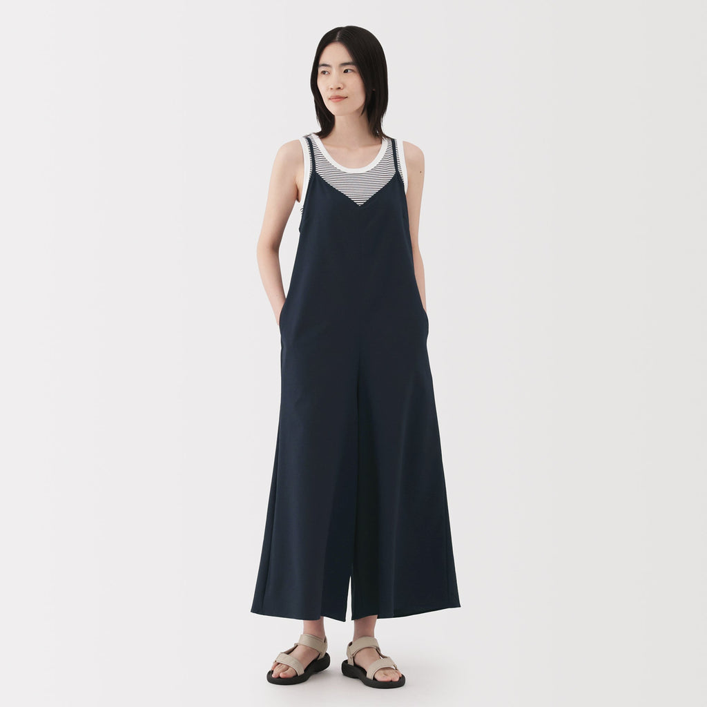 Women's Breathable Seersucker Overalls