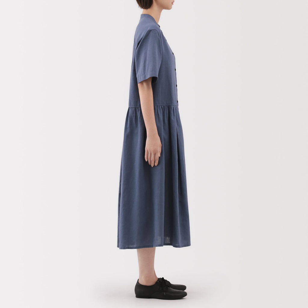 Women's Hemp Cotton Short Sleeve Dress