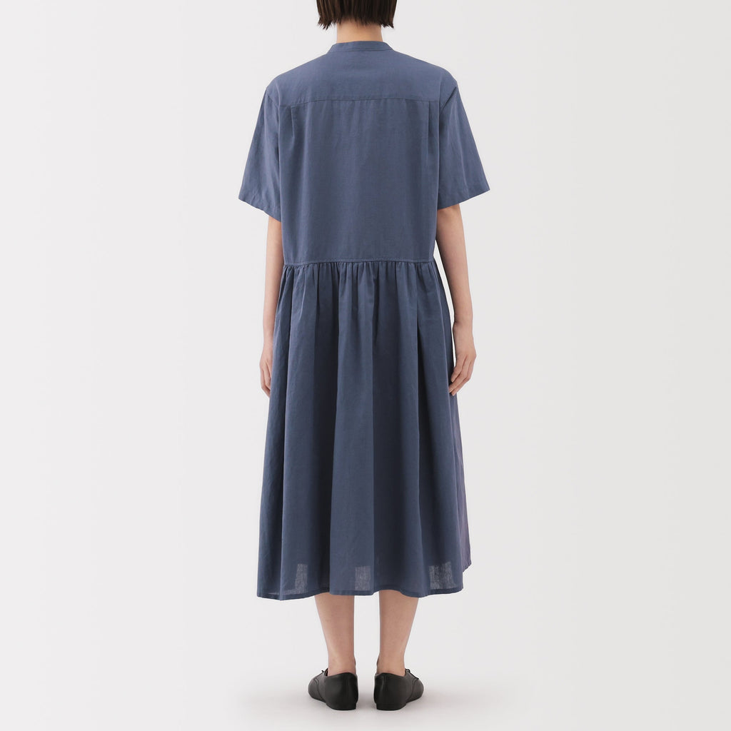 Women's Hemp Cotton Short Sleeve Dress