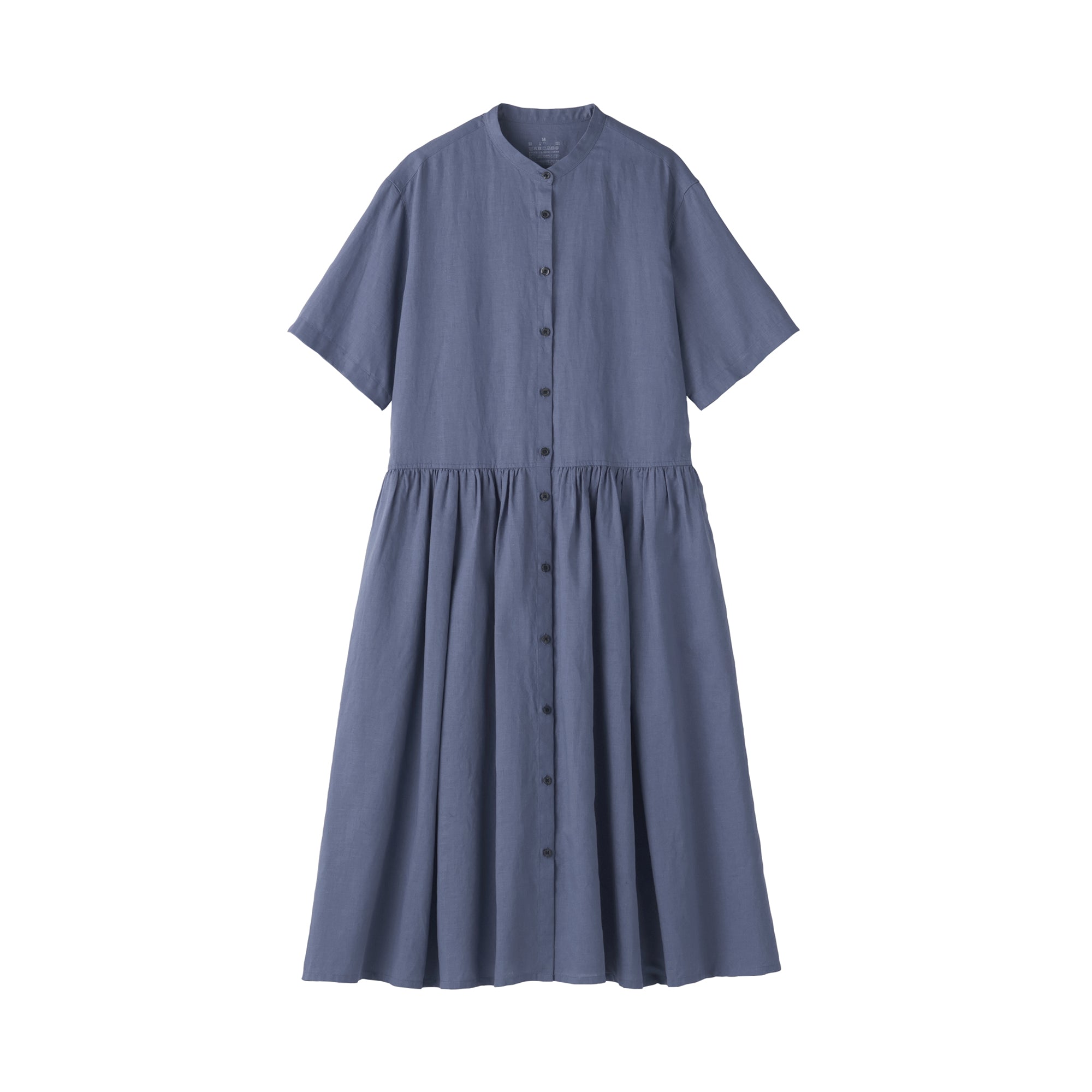 Women's Hemp Cotton Short Sleeve Dress