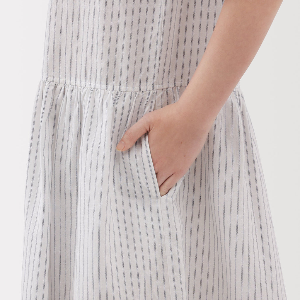 Women's Hemp Cotton Short Sleeve Dress