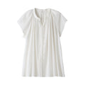 Women's High Twisted Veil French Sleeve Blouse
