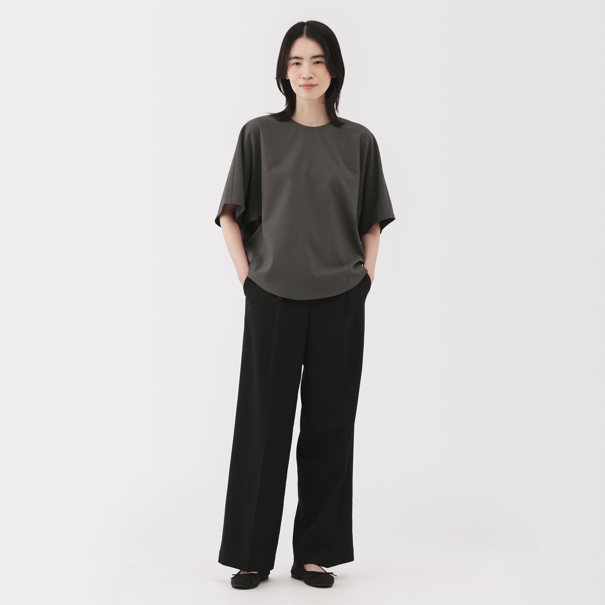 Women's Breathable Seersucker Blouse