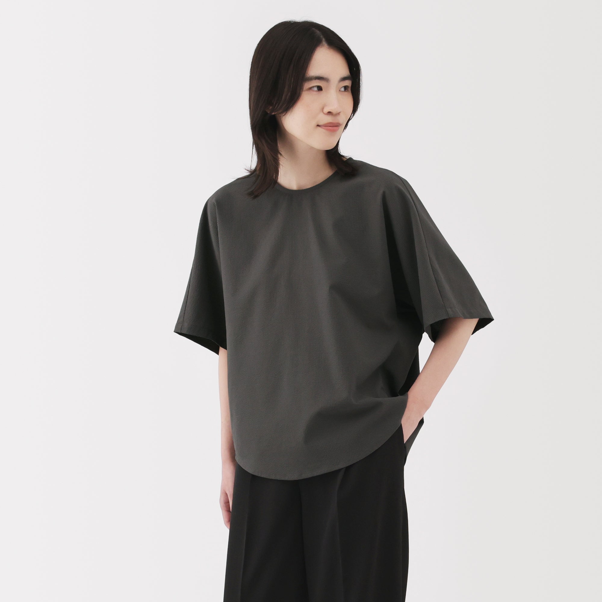 Women's Breathable Seersucker Blouse
