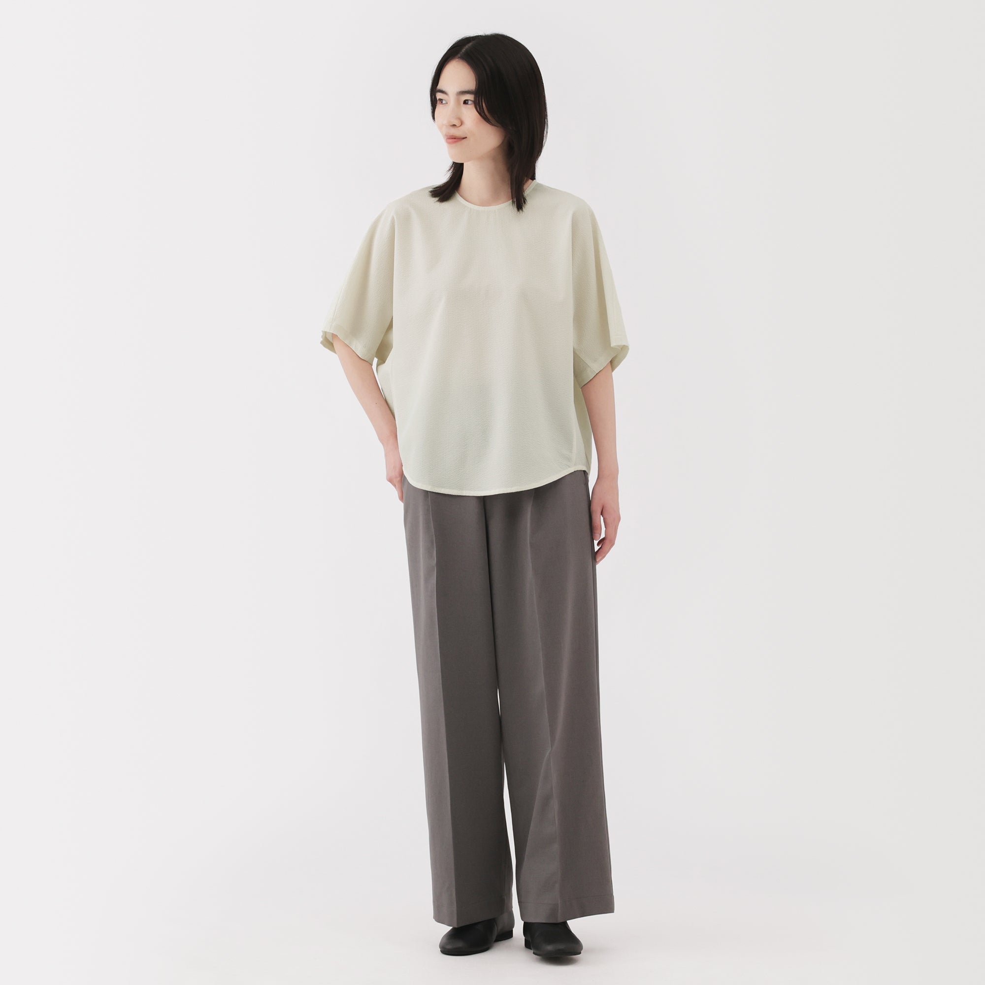 Women's Breathable Seersucker Blouse