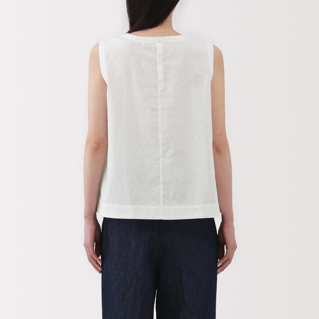 Women's Hemp Cotton Sleeveless Blouse
