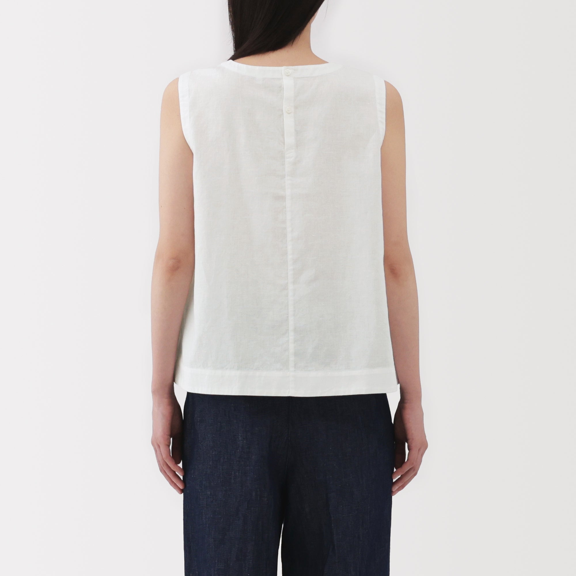 Women's Hemp Cotton Sleeveless Blouse