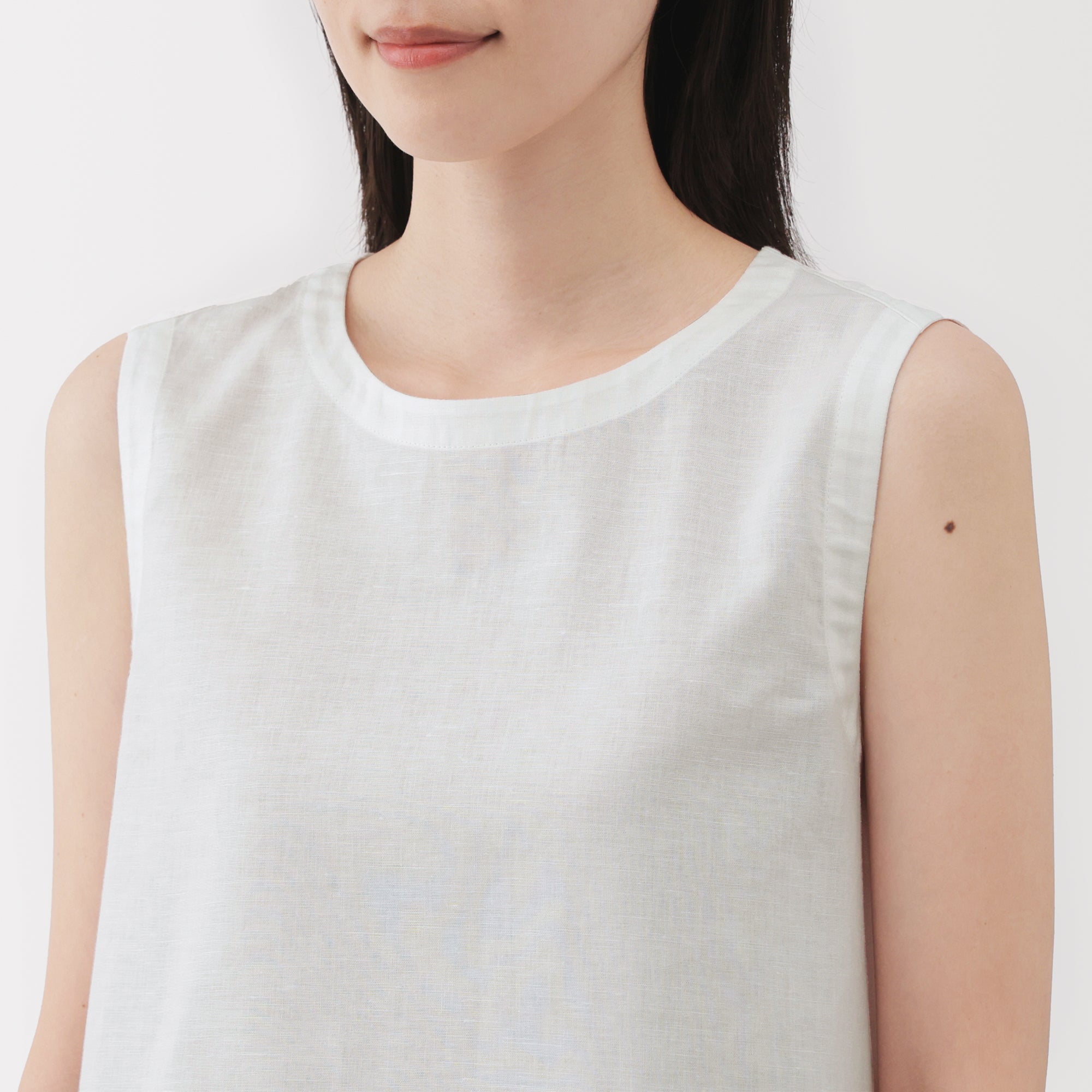Women's Hemp Cotton Sleeveless Blouse